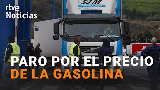 Los TRANSPORTISTAS por CARRETERA comienzan un PARO INDEFINIDO I RTVE Noticias [upl. by Pinelli]