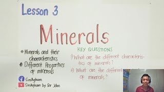 Lesson 3  Minerals [upl. by Lorilyn757]