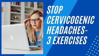 Cervicogenic Headache Relief 3 Easy Exercises McKenzie Neck Exercises [upl. by Attevad126]