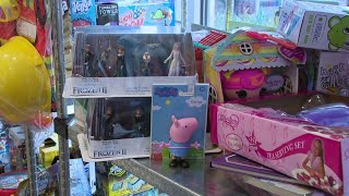 Families get Christmas shopping help at a hospital toy drive [upl. by Malkah523]