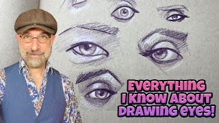 Everything I Know About Drawing Eyes [upl. by Maclaine830]