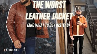 The Worst Leather Jacket In the World A Review And What to Buy Instead [upl. by Yenobe631]