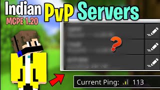 Top 3 Best PvP Server For Minecraft PE  PvP Server For MCPE 120 [upl. by Iggam]