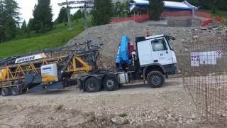 Liebherr 65 K BaustelleCantiere Oberholz [upl. by Kraft]