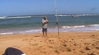 Surfcasting lead puts ground شاطئ مريزيقة [upl. by Eedissac328]