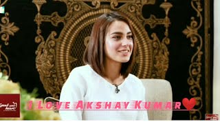 Iqra Aziz About Akshay Kumar [upl. by Elatnahc310]