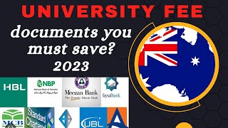 How to Pay Australian university fee through bank 2023 [upl. by Daisi]