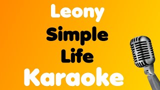 Leony • Simple Life • Karaoke [upl. by Lsil836]