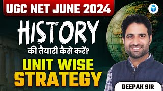 UGC NET June 2024 History Strategy  UGC NET History Unit wise Preparation Strategy by Deepak Sir [upl. by Ingemar]