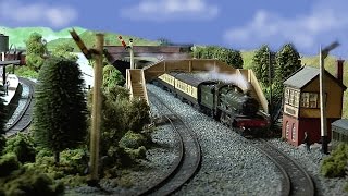 Steam workings on my 00 Gauge Layout November 2014 [upl. by Ronile]