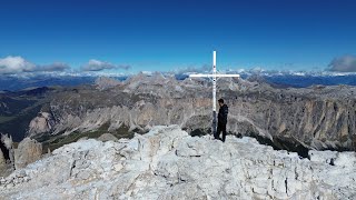 Cima Pisciadu 2985 M Dolomiti Italia 🇮🇹 کوهنوردی در کوهای شمال ایتالیا قله 2985 متری پیشادو [upl. by Ahsilav]