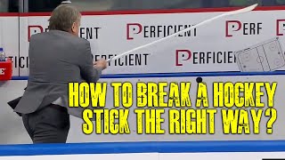 How To Break A Hockey StickAnd Injure Yourself [upl. by Staci]