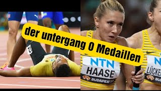 Budapest Leichtathletik WM 2023 der untergang der deutschen leichtathleten ARD ZDF DLV [upl. by Olivero]