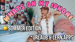 WHATS ON MY IPHONE SOMMER EDITION URLAUB amp LERN APPS I MaVie Noelle [upl. by Marius]