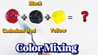 Guess what the final color could be❓🎨  color mixing  paint mixing  art videos  ASMR art [upl. by Suneya]