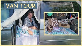 VAN TOUR  The Ultimate Layout  SO MUCH ROOM Debs Honda Odyssey vanlife [upl. by Calandra]