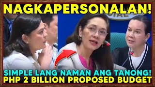 VP Sara at Sen Hontiveros Mainit na Nagkasagutan para sa 2025 Proposed Budget ng OVP sa Senate [upl. by Kariotta]