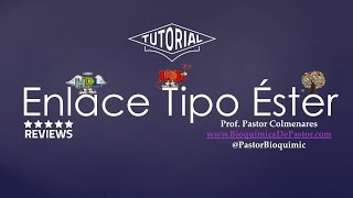 Enlace tipo Éster para Lípidos  Bioquímica de Pastor [upl. by Axela]