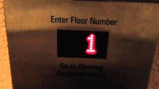 New York NY Westinghouse Traction Elevators Schindler Mods  Marriott Marquis 635am Run [upl. by Hite]