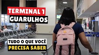 TERMINAL 1 DE GUARULHOS  TUDO O QUE VOCÊ PRECISA SABER TOUR COMPLETO 2024 [upl. by Omarr]