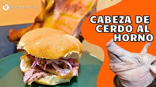 Cabeza de Cerdo al Horno 🐷  Recetas del Profe [upl. by Isahella]