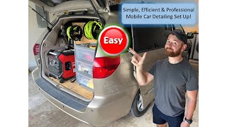 Mobile Detailing Setup  Van Simple [upl. by Okia]