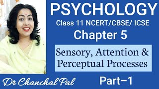 Psychology class 11 chapter 5 Part1  psychophysics psychology  sensory threshold Dr Chanchal Pal [upl. by Breech]