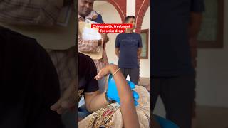 Chiropractic treatment for wrist drop drrajneeshkant worldfamouschiropractor [upl. by Eehtomit]