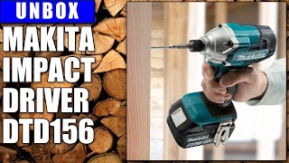 UNBOX  makita impact driver dtd156 [upl. by Ykciv]