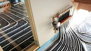 Underfloor heating system installation by Continal Underfloor [upl. by Duggan]