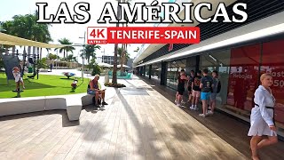 TENERIFE  PLAYA DE LAS AMÉRICAS  Tour of several Places ☀️ 4K Walk ● Summer 2024 [upl. by Elaval]