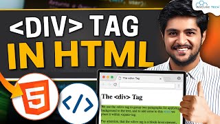 HTML DIV Tag Tutorial How to Use Position amp Style Div Elements Full Guide in Hindi  HTML amp CSS [upl. by Oilejor349]