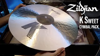 UNBOXING  Zildjian K Sweet Cymbal Pack [upl. by Coulson]