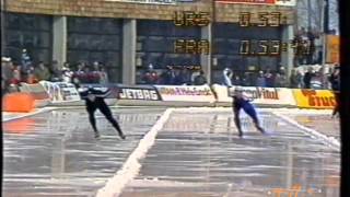 World Championships Allround Inzell 1986  1500 m Mozin  Van Helden [upl. by Aimik]