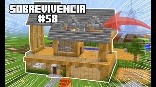 ✔️Minecraft Sobrevivência Epi58  MOBILIANDO MEU QUARTO DA CASA MODERNA [upl. by Ylurt]