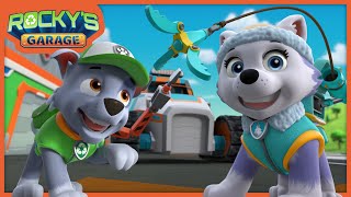 Everests Grappling Hook Needs a Puppy Replacement  Rockys Garage  PAW Patrol Cartoons for Kids [upl. by Yblok631]