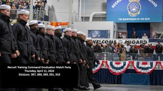 Navy Recruit Training Command Graduation on April 11 2024 [upl. by Aimat]