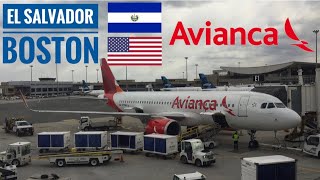 TRIPREPORT  Avianca Airlines ECONOMY  Airbus A320neo  El Salvador  Boston [upl. by Eihpos]