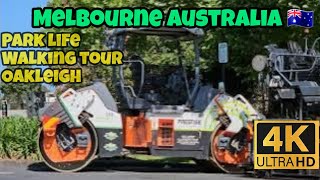 4K Melbourne Australia Park Life Walking Tour Timelapse  D W Nicoll Reserve Oakleigh [upl. by Adyl]