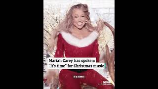 Mariah Carey announces quotits timequot for Christmas music [upl. by Bridges428]