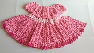 Vestido a crochet para bebe parte 2 [upl. by Star]