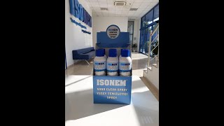 ISONEM NANO CLEAN SPREY [upl. by Neersan413]