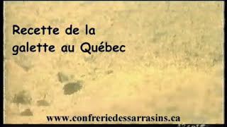 Recette galette de sarrasin au Québec [upl. by Chabot]