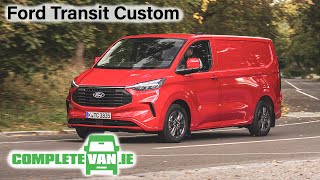 Ford Transit Custom  First look at the allnew 2024 model [upl. by Assirahs]