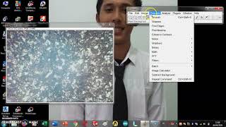 Cara menggunakan Sofware ImageJ 002 [upl. by Llehcsreh229]