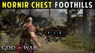 How to Open the Nornir Chest in Foothills  Location amp Solution  God of War PS4 [upl. by Niran145]