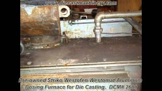 Used Striko Aluminum Dosing Furnace DCM 2600 [upl. by Fulcher812]