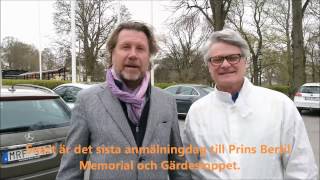 Snart sista dag för anmälan till Prins Bertil Memorial och Gärdesloppet [upl. by Ober]