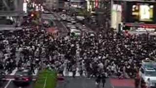 Saturday afternoon at Shibuya Crossing Tokyo [upl. by Oivat]