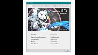 Krita 523  What setting needs to be enabledin order to work with 4K resolution 2024 [upl. by Esina82]